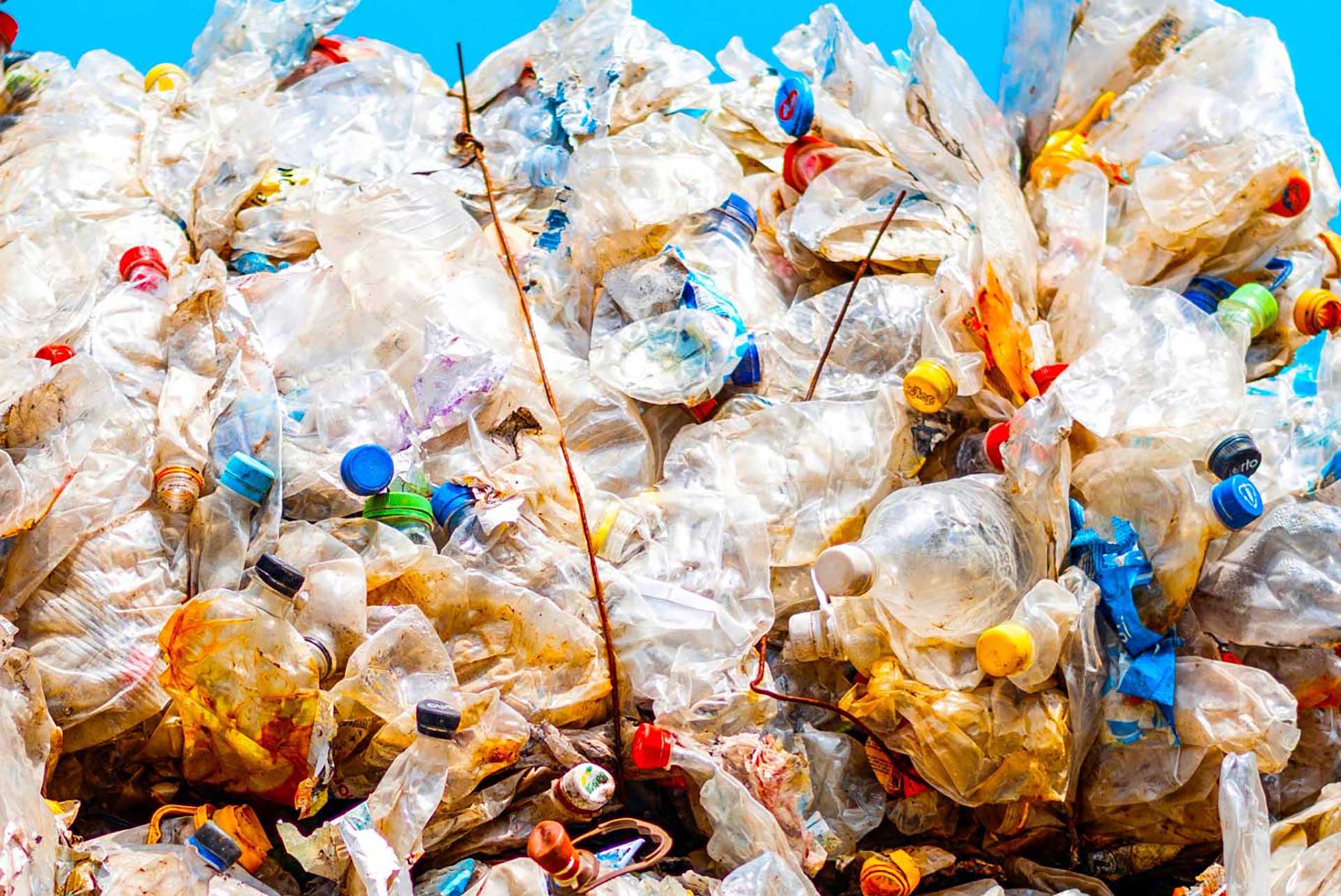 Mixed post-consumer plastic waste — representative feedstock diverted for conversion